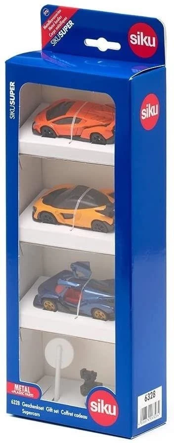 Žaislinių automobilių rinkinys siku super supercars