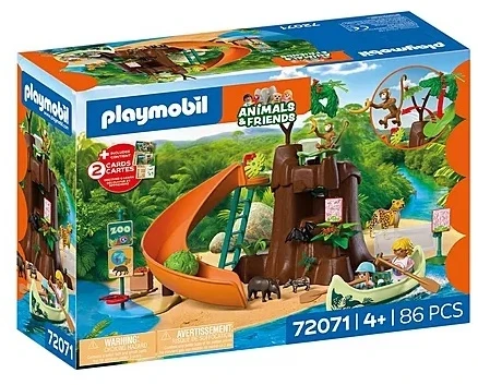 Playmobil Animals & Friends 72071 Zoologijos sodas: Džiunglių nuotykiai