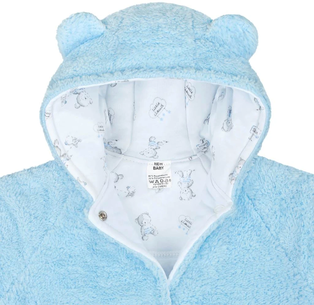 Žieminis paltukas New Baby Nice Bear mėlynas, dydis 68 (4-6 mėn.)