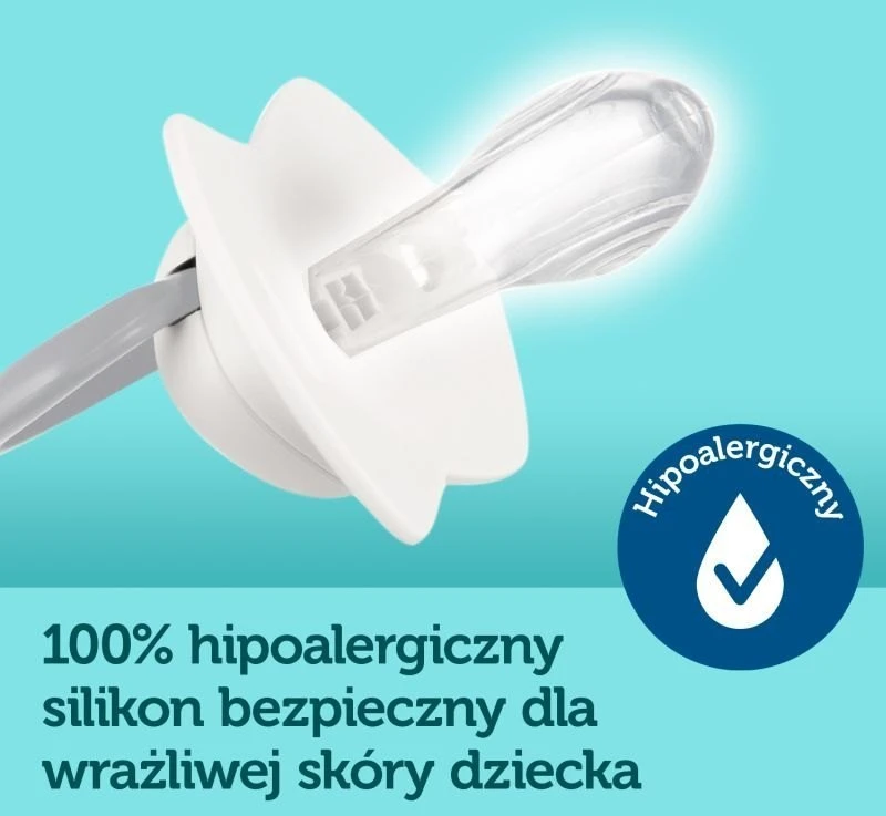 CANPOL 22/659 Silikoninis čiulptukas 6-18m simetriškas Sleepy Koala 2 vnt. rožinis