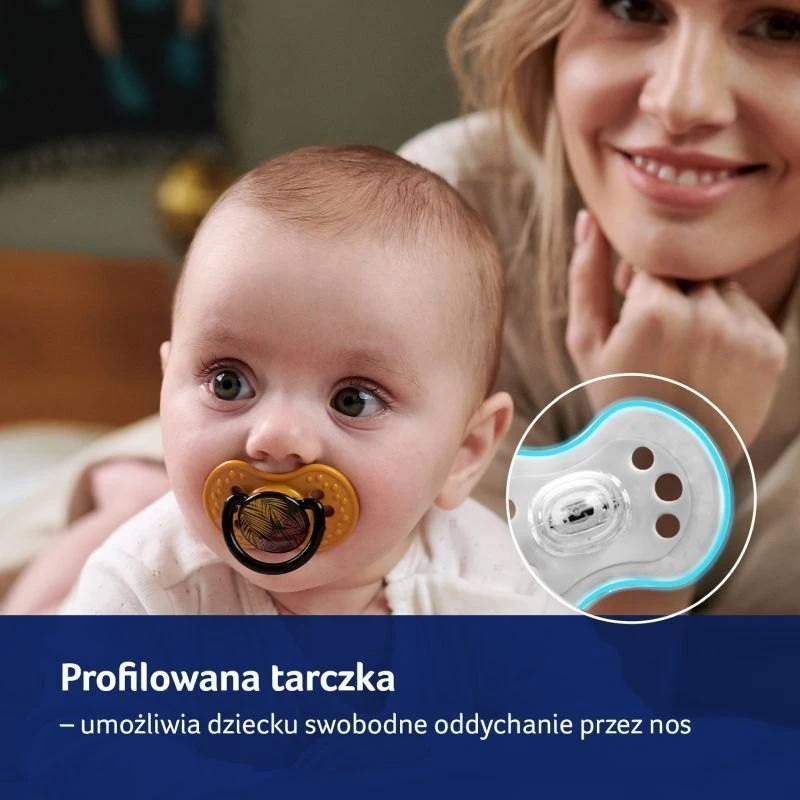LOVI 22/901 Dinaminis silikoninis čiulptukas 0-3m 2vnt Jungle Vibes Girl