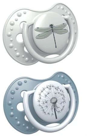 LOVI 22/870 Dinaminis silikoninis čiulptukas 3-6 m 2vnt Botanic Boy