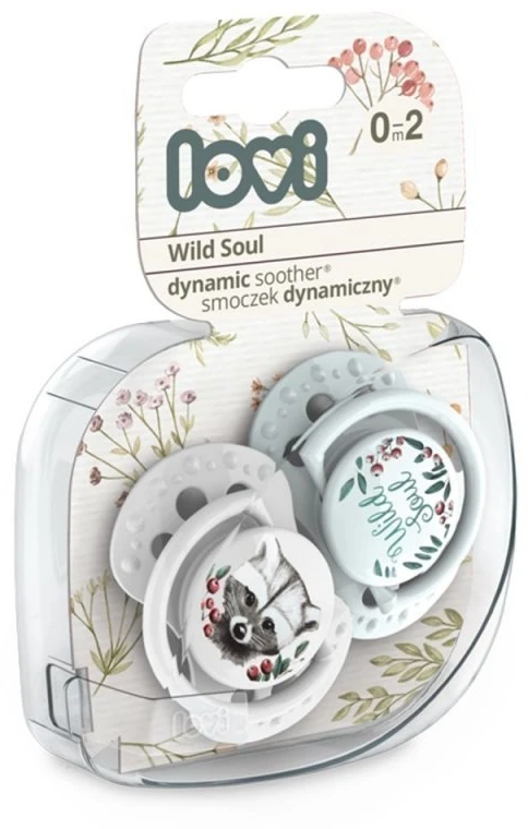 LOVI silikoniniai dinaminiai čiulptukai WILD SOUL BOY, 0-3 mėn., 2 vnt., 22/882boy