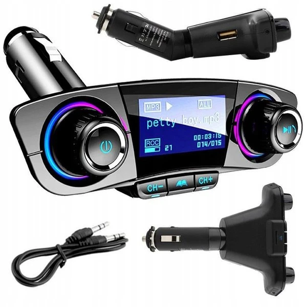 Transmiter FM siųstuvas „Bluetooth 5.0“ USB daugiafunkcis 8in1 -e666