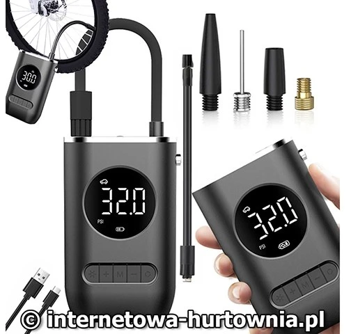 Elektrinis dviračių siurblys automobilio powerbank USB