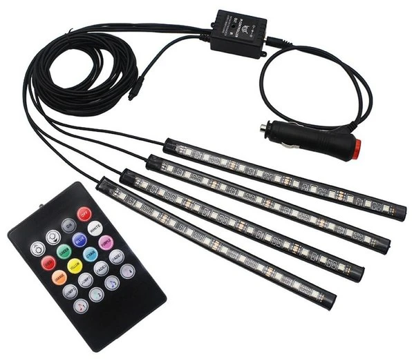 Oświetlenie 12 LED automobilių apšvietimo juostelė -m005