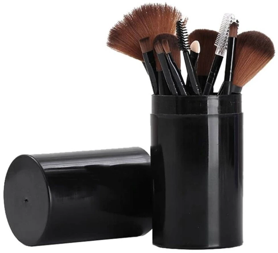 Soulima Makeup brushes 12 pcs juodas - set