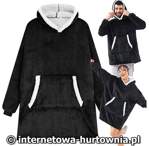 Ruhhy XXL sweatshirt - juodas blanket