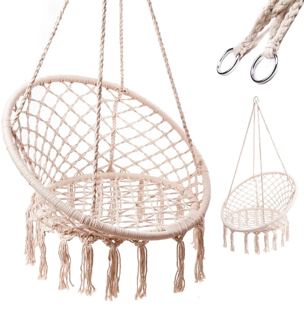 Boho stiliaus sūpynės 80 cm