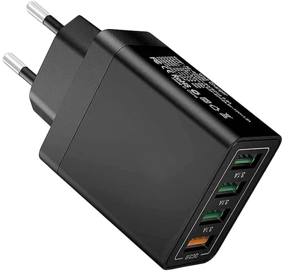 4x USB 3.0 Izoxis 19165 sieninis įkroviklis
