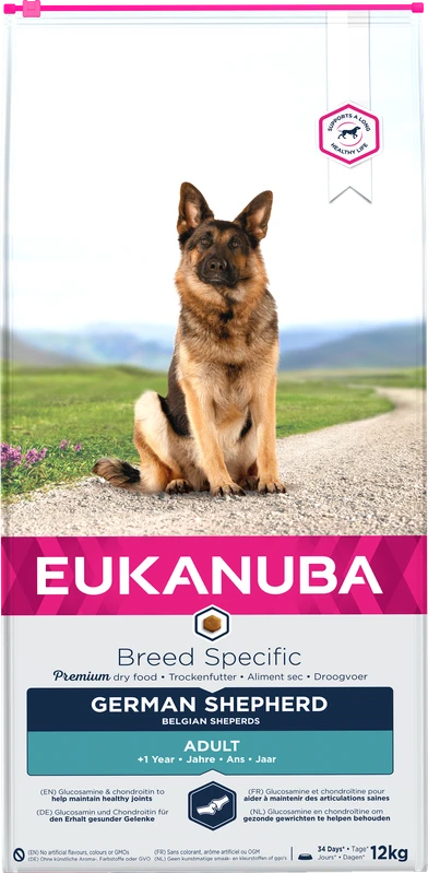 Eukanuba Adult German Shepherd sausas maistas vokiečių aviganiams 12kg