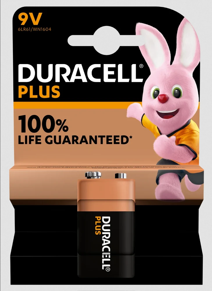 Šarminė Baterija 6LR61 9V Duracell Plus Power