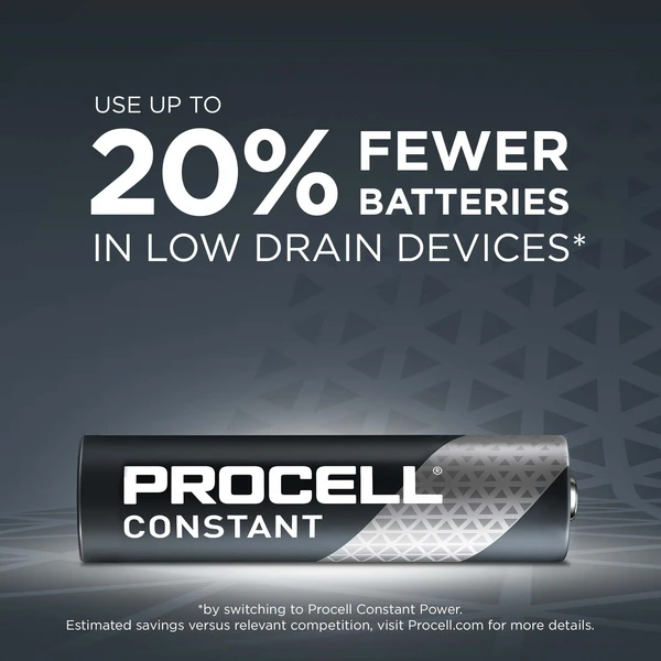 Duracell Procell Constant Power LR03 AAA 1,5V 1222mAh elementas, 10 vnt.