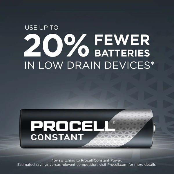 Duracell Procell Constant Power LR6 AA 1,5V 3125mAh elementas, 10 vnt.