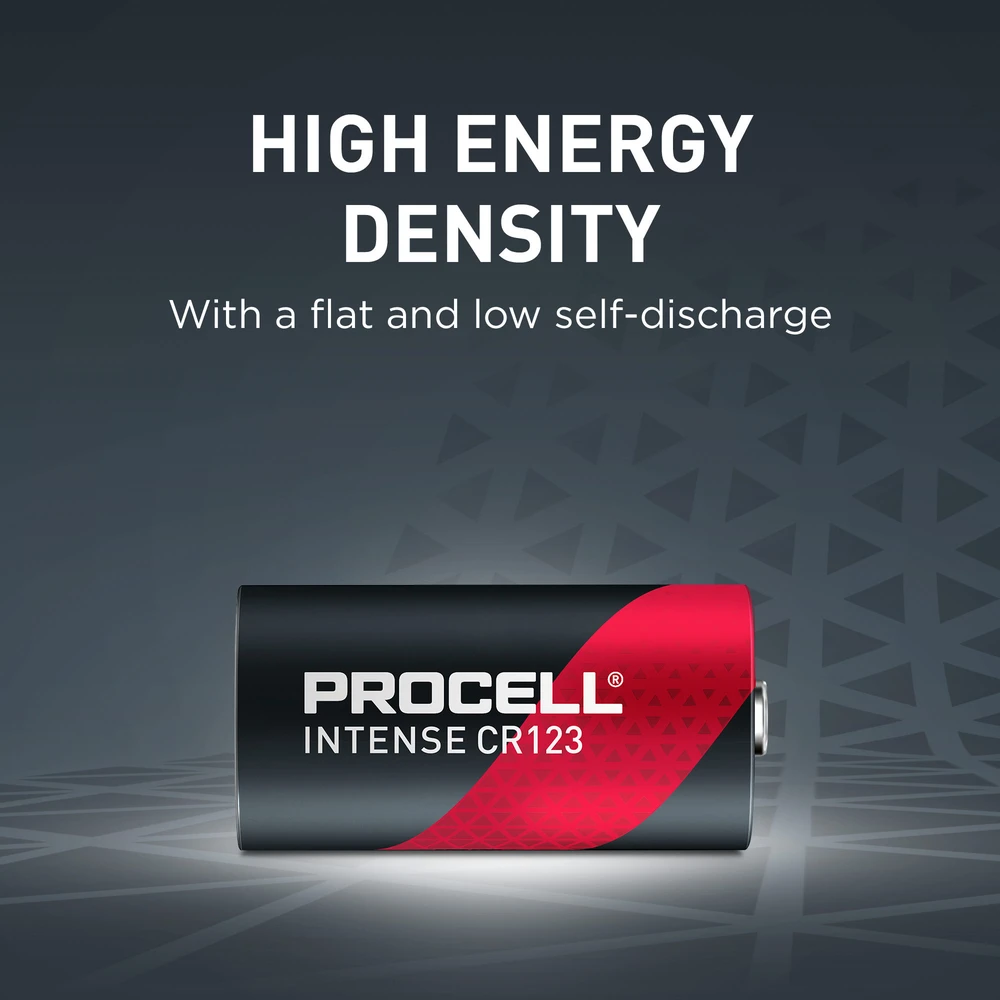 Duracell Procell Intense CR123 3V 1600mAh elementas, 10 vnt.