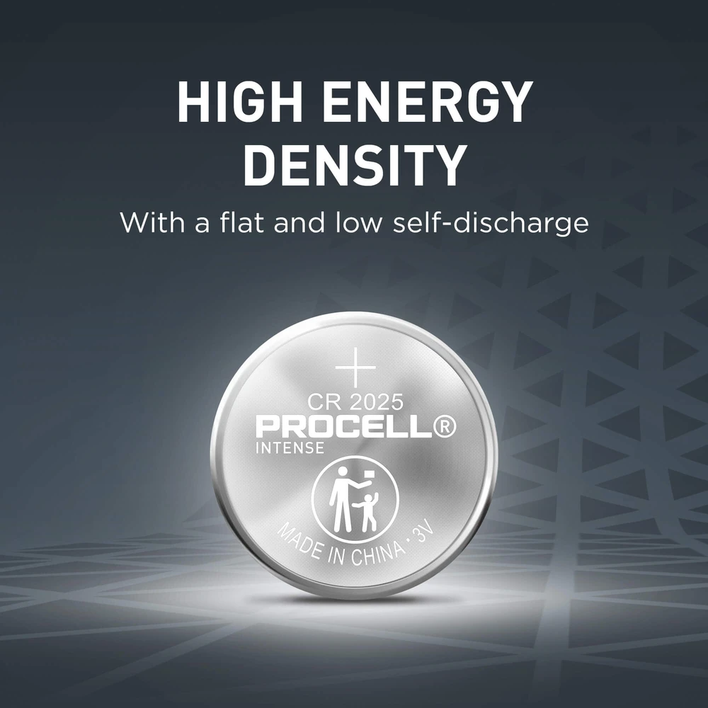 Duracell Procell Intense CR2025 3V 165mAh elementas, 5 vnt.