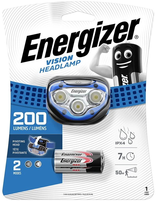 Energizer 100lm galvos žibintuvėlis Vision