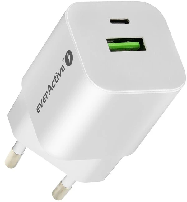 everActive 5-12V USB QC 3.0 ir USB-C PD PPS 30W GaN įkroviklis SC-390Q