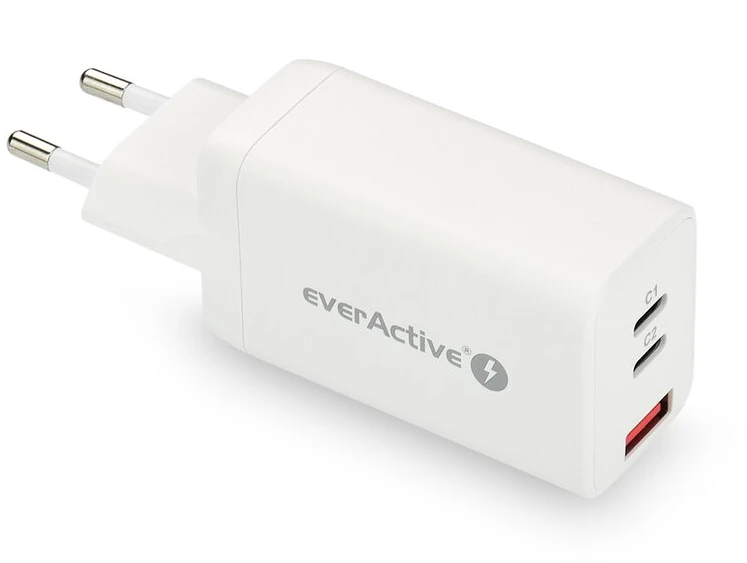 everActive 5-20V USB QC 3.0 ir USB-C PD PPS QC4+ 65W GaN įkroviklis SC-650Q