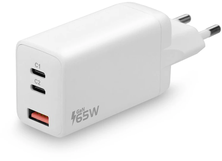 everActive 5-20V USB QC 3.0 ir USB-C PD PPS QC4+ 65W GaN įkroviklis SC-650Q