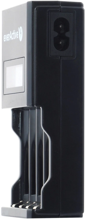 everActive automatinis AA/AAA elementų įkroviklis su LCD ekranu NC-450 Juodas