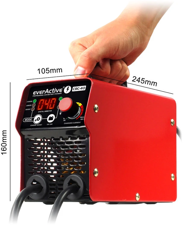 everActive automatinis inverterinis 12/24V akumuliatorių kroviklis su 300A "boost" funkcija