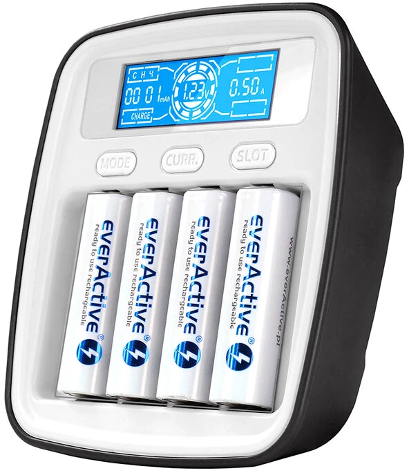 everActive profesionalus AA/AAA elementų įkroviklis NC-1000M