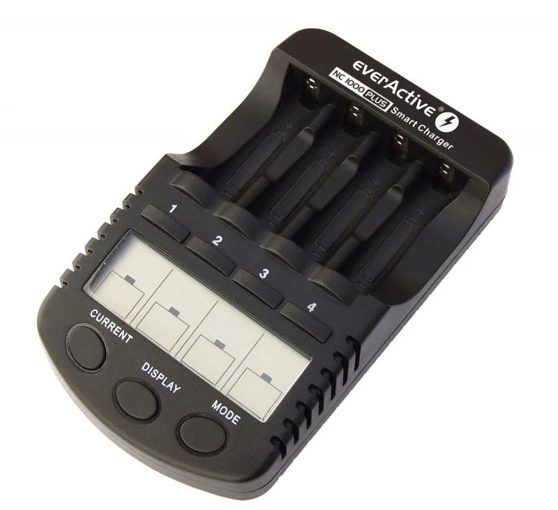 everActive profesionalus AA/AAA elementų įkroviklis NC-1000 PLUS