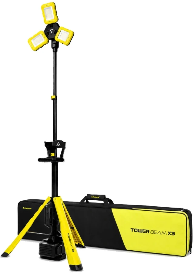 Mactronic 10000lm mobilus šviestuvas TOWER BEAM X3 PFL0320