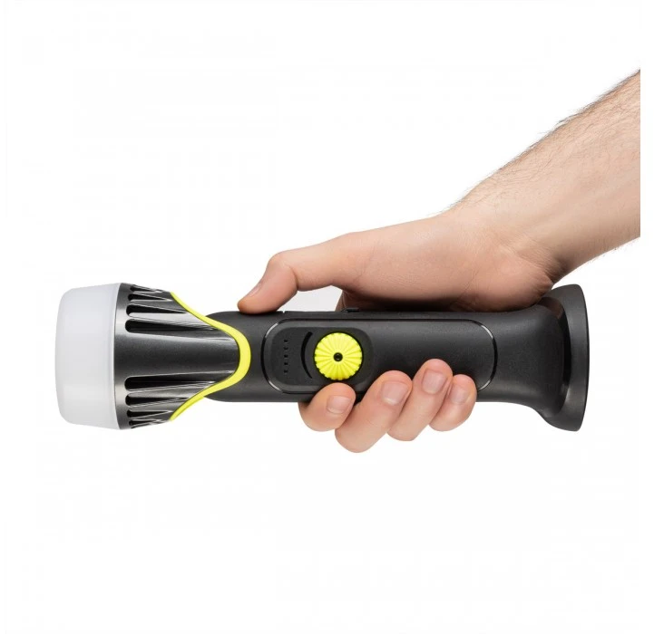 Mactronic 1000lm įkraunamas daugiafuncinis žibintas Round Beam