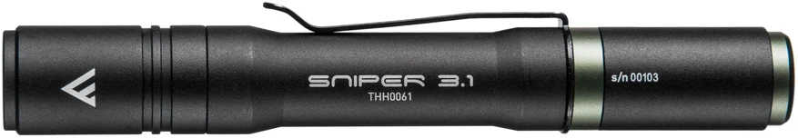 Mactronic 130lm USB įkraunamas žibintuvėlis su fokusavimo funkcija Sniper 3.1