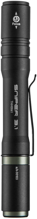 Mactronic 130lm USB įkraunamas žibintuvėlis su fokusavimo funkcija Sniper 3.1