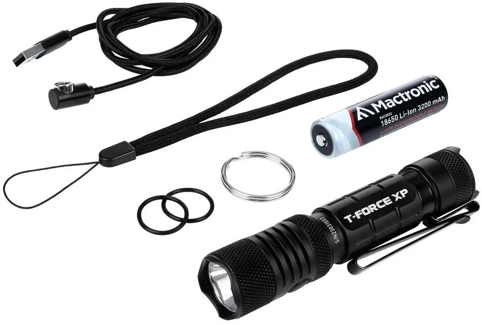 Mactronic 2030lm įkraunamas žibintuvėlis T-Force XP THH0211