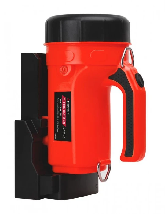 Mactronic 222lm Ex-ATEX Zone 0 prožektorius su įkrovimo stotele M-FIRE SL112 PSL0111