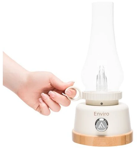Mactronic 250lm įkraunamas poilsiavietės žibintas su liepsnos efektu Enviro ACL0112