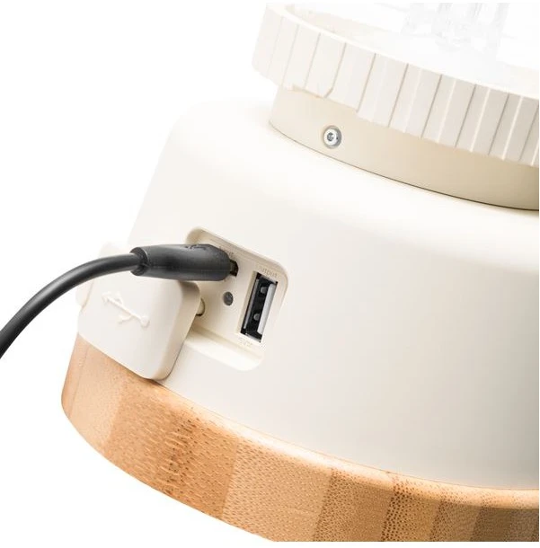 Mactronic 250lm įkraunamas poilsiavietės žibintas su liepsnos efektu Enviro ACL0112