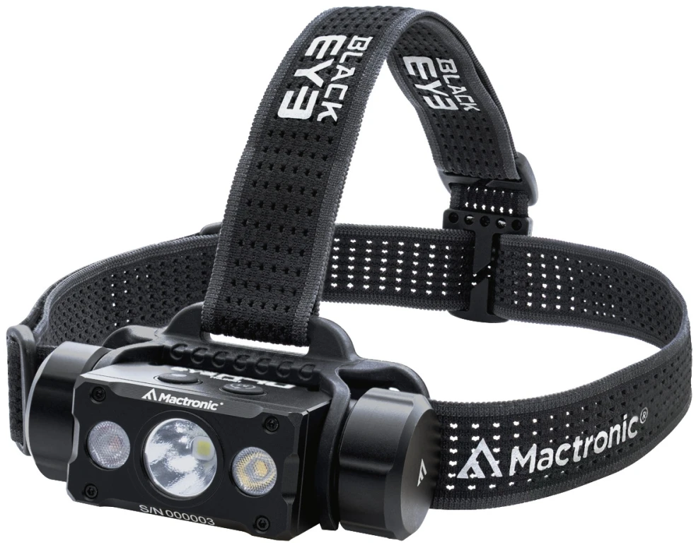 Mactronic 4000lm įkraunamas galvos žibintuvėlis Juodas Eye H40 THL0061