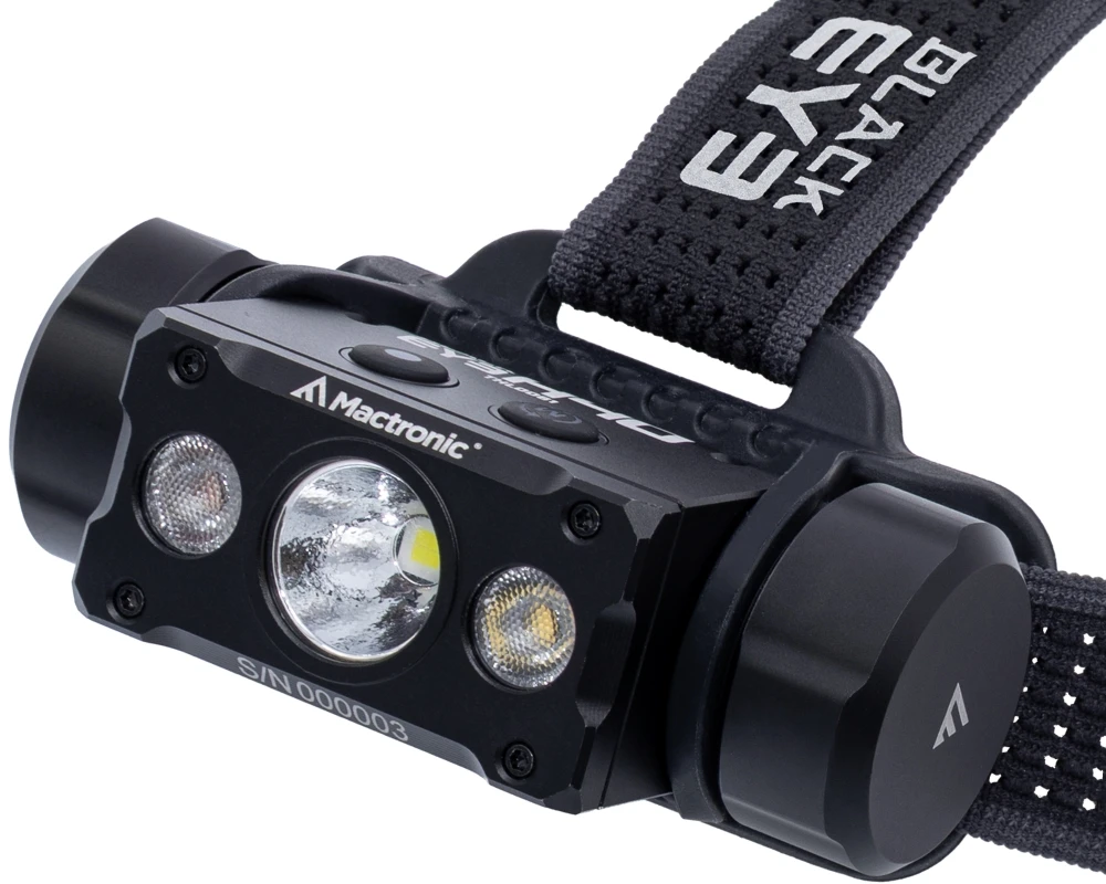 Mactronic 4000lm įkraunamas galvos žibintuvėlis Juodas Eye H40 THL0061