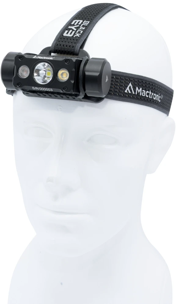 Mactronic 4000lm įkraunamas galvos žibintuvėlis Juodas Eye H40 THL0061