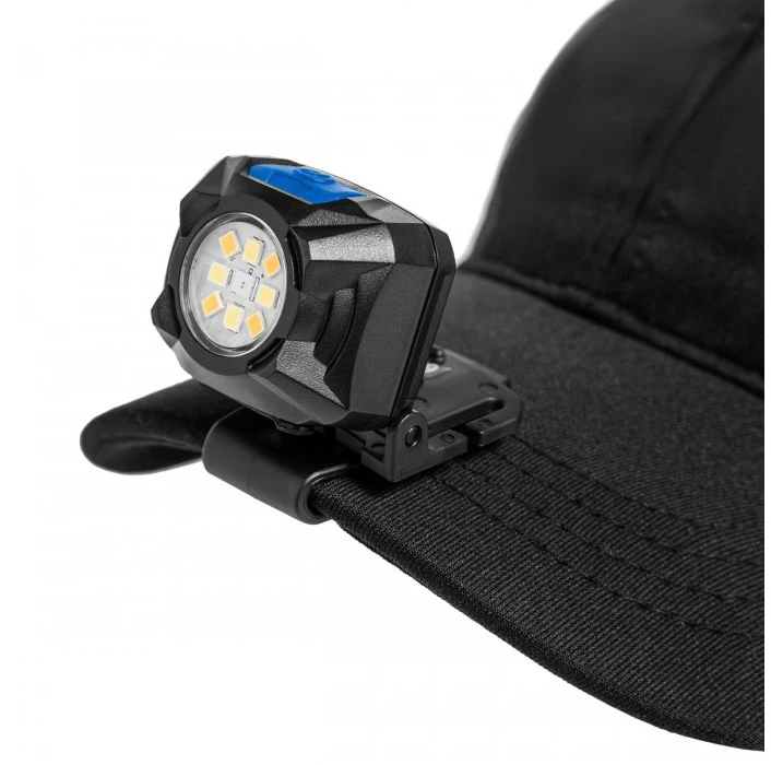 Mactronic 400lm įkraunamas galvos žibintuvėlis Rebel (mėlynas) AHL0062