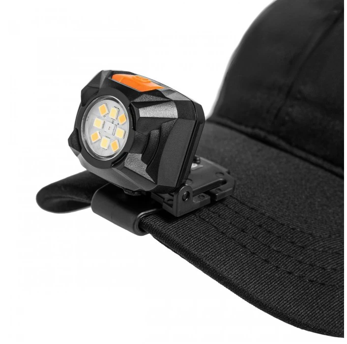 Mactronic 400lm įkraunamas galvos žibintuvėlis Rebel (oranžinis) AHL0061