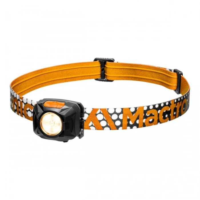Mactronic 400lm įkraunamas galvos žibintuvėlis Rebel (oranžinis) AHL0061