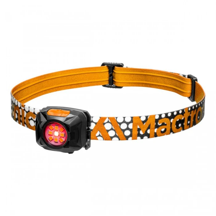 Mactronic 400lm įkraunamas galvos žibintuvėlis Rebel (oranžinis) AHL0061