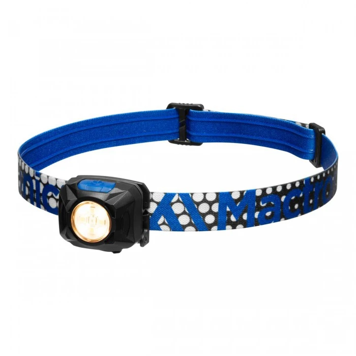 Mactronic 400lm įkraunamas galvos žibintuvėlis Rebel (mėlynas) AHL0062