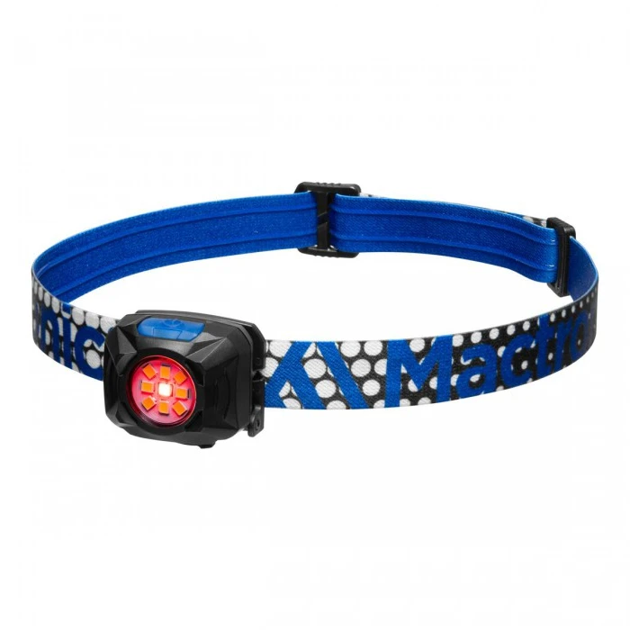 Mactronic 400lm įkraunamas galvos žibintuvėlis Rebel (mėlynas) AHL0062