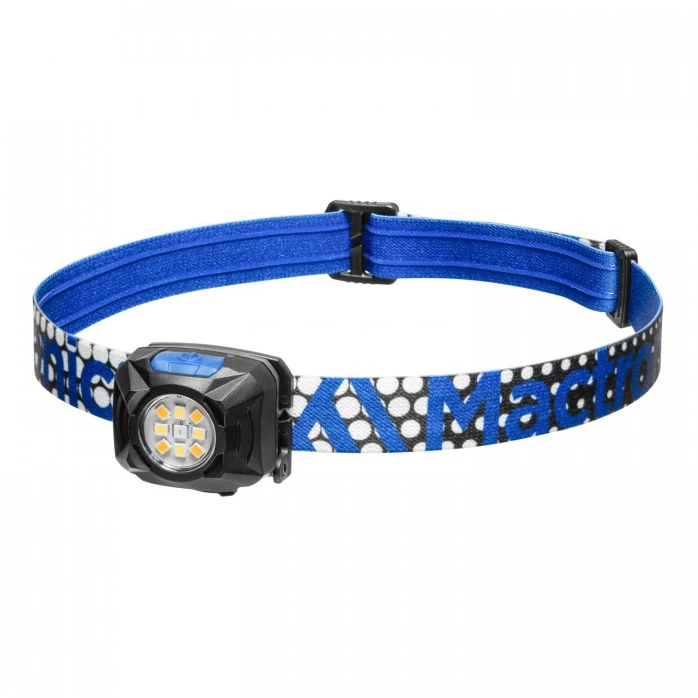 Mactronic 400lm įkraunamas galvos žibintuvėlis Rebel (mėlynas) AHL0062