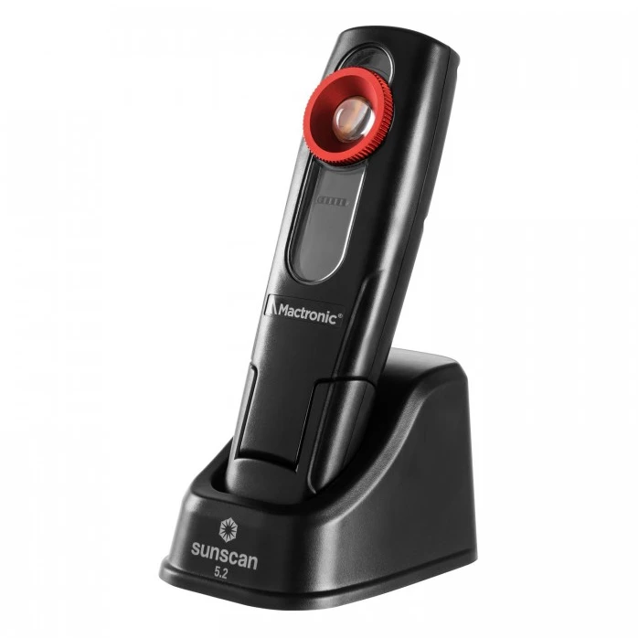 Mactronic 500lm 96CRI įkraunamas daugiafuncinis žibintas su įkrovimo stotele Sunscan 5.2