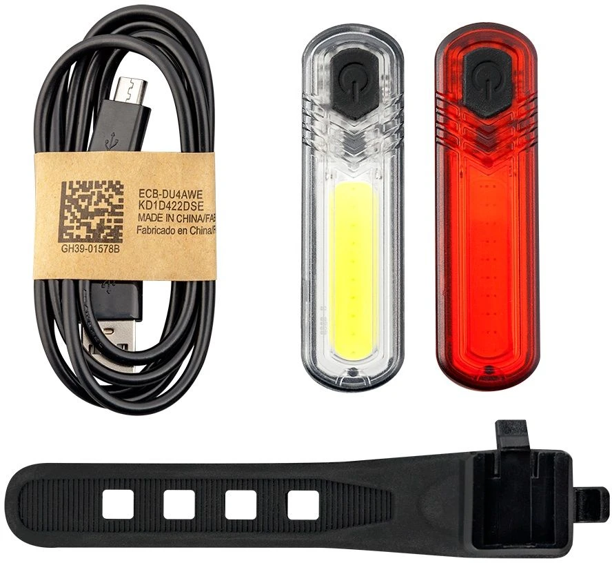 Mactronic 60+18lm USB įkraunamų dviračio žibintų komplektas DuoSlim