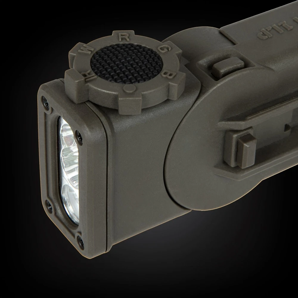 Mactronic 90lm+RGB+IR taktinis šalmo žibintuvėlis STORM 1LP THL0051