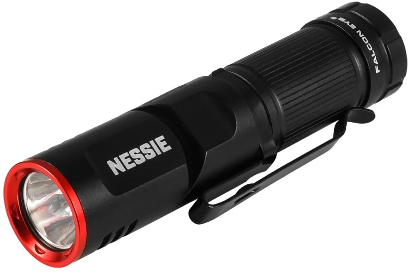 Mactronic Nešiojamas Žibintuvėlis - Falcon Eye NESSIE FHH0140 500 Liumenų, 110 M Atstumas, USB-C Įkraunamas Juodas